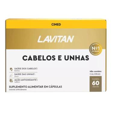 Imagem de Suplemento Lavitan Cabelos e Unhas Com 60 Caps  Cimed