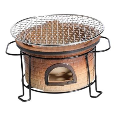 Imagem de Ｂｅｓｇａ Fogão a carvão, forno para churrasco, fogão de acampamento tradicional multifuncional para de mesa, chá fervente, cozinha