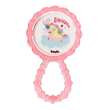 Imagem de Chocalho E Mordedor Baby Go Little Unicorn Rosa