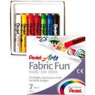 Imagem de Giz pastel seco c/7cores estojo pts-073 - PENTEL, 3