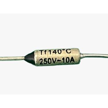 Imagem de 3x Fusivel Termico 10amp 250v 140º Axial