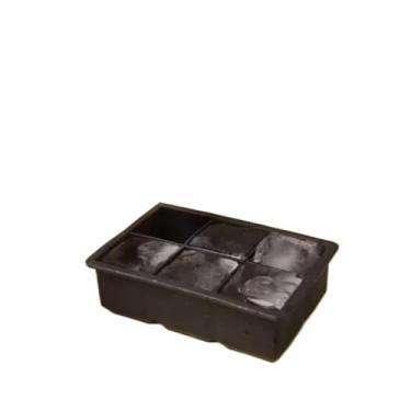 Imagem de Forma De Gelo Silicone Cubo Grande Cubos Drink Whisky Top Flexível E Resistente(Forma com 6 cubos,3 PCS)