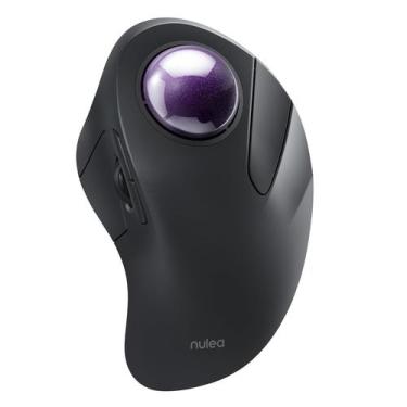Imagem de Mouse Trackball ergonômico sem fio Nulea M505 Recarregável