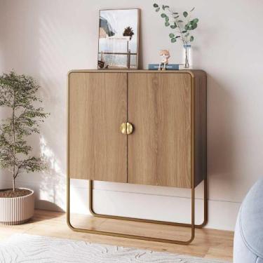 Imagem de Buffet Sala Orgânico 2 Portas 90cm x 111cm com Pés em Metal - Artesano