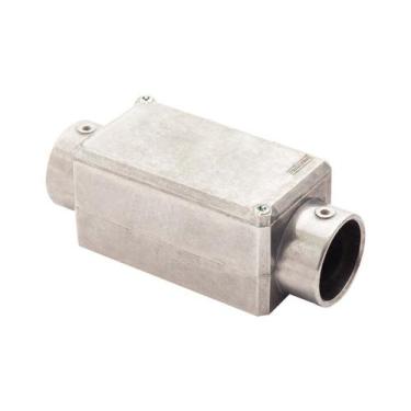 Imagem de Condulete fixo 1.1/2" tipo "C" - com tampa / sem rosca / sem pintura -