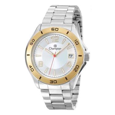 Imagem de Relógio Champion Masculino Analógico Prata Dourado Ca31186s