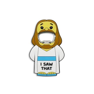 Imagem de GOOFBALLS Abridor de garrafas magnético engraçado – abridor de cerveja com frases hilárias – ímã forte para geladeira ou caverna masculina – ótimo presente para amantes de cerveja, pais, amigos