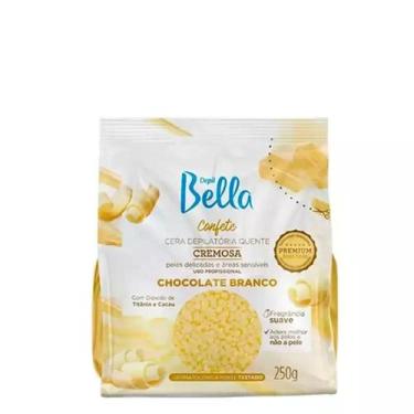 Imagem de Cera Depilatória Confete Chocolate Branco Depil Bella 250G