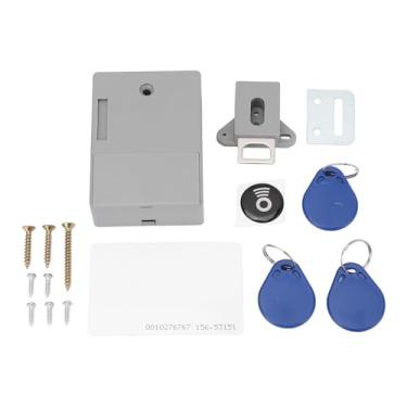 Imagem de Conjunto de kit de fechadura eletrónica para armário, punção de fechadura digital, bricolage oculta, indução inteligente, fechadura mecânica resistente a altas temperaturas para