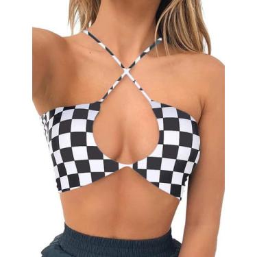 Imagem de Festival de Halloween feminino Crop Top krtwrnt X