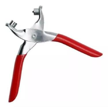 Imagem de Alicate Fixador Manual Para Ilhós Couro Bolsa Com 100 Ilhoses - EDA