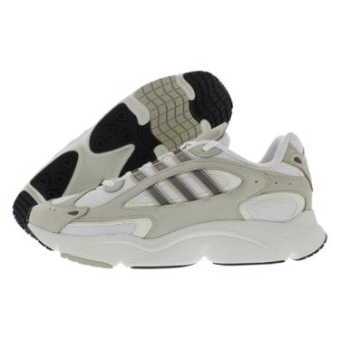 Imagem de adidas Tênis masculino Swift Run, Revestimento branco/Earth Strata/Putty Grey/Calçado preto/Strata Terra/Cinza Mass, 40