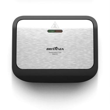 Imagem de Sanduicheira e Grill Britânia Antiaderente 750W BGR25A 110V