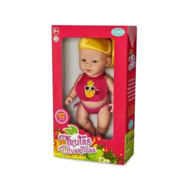Imagem de Boneca Cheirinho De Frutas Abacaxi Pupee Infantil Brinquedo Aromatizad