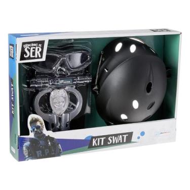 Imagem de Kit Swat Brincando De Ser Polícia Multikids Brinquedo Crianças Diverti