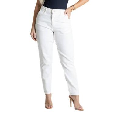 Imagem de Calça Sarja Sawary Mom - 281312 - off white 36, Bege, 36