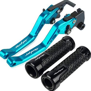 Imagem de Para Honda Hornet250 Hornet 250 2001 com logotipo, acessórios de motocicleta, alavancas de embreagem de freio CNC, puxadores de guidão, manoplas de mão, alavanca de embreagem de freio de motocicleta