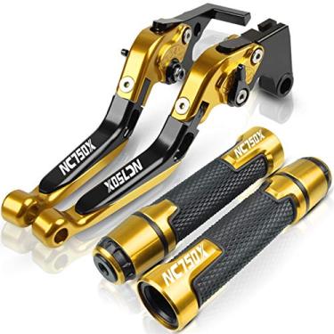 Imagem de Para Honda NC750X NC750 X NC 750X 2016 2017 2018 2019 CNC Alumínio Motocicleta Freio Embreagem Alavanca Alavanca de Embreagem de Freio de Motocicleta (Cor: QYGX888 5)