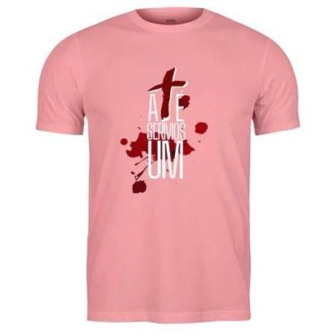 Imagem de Camiseta Unissex Estampa Leão De Judá Jesus Camisa Gospel Evangélica -