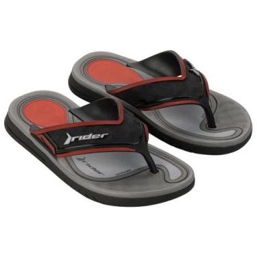 Imagem de Chinelo Menino Dedo R Line Plus Rider 12453, Preto, 29