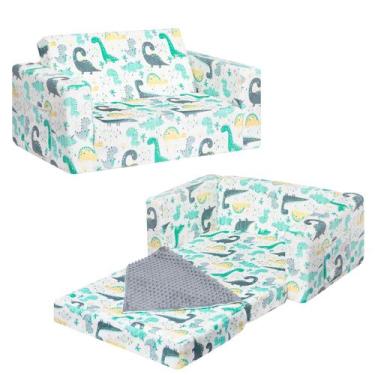 Imagem de Sofá infantil ALIMORDEN dobrável 2 em 1 com cobertor