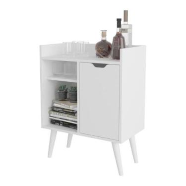 Imagem de Adega Bar 60cm Com 1 Porta Multimóveis Cr50064 Branca Branco - MULTIMO