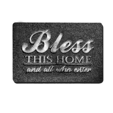 Imagem de Accssoey Capacho de boas-vindas, tapete de porta engraçado de boas-vindas, tapete de borracha antiderrapante, tapete engraçado, tapete de porta para ambientes internos e externos, 76 x 45 cm