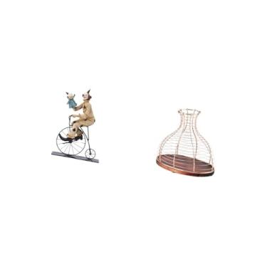 Imagem de Fenteer Escultura de Palhaço E Estatueta Porta-rolhas de Vinho, Peça Central para Decoração de Mesa de Jantar, Armário de Cozinha E Presente.