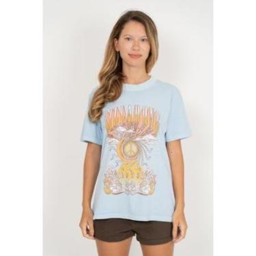Imagem de Blusa Billabong M/C Ride The Wave Azul-Azul-G-Feminino