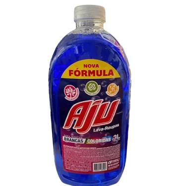 Imagem de KIT com 4 Unidades de 3L - Lava Roupas Sabão Líquido AJU, Limpeza e Cuidado que Rendem Muito Mais!