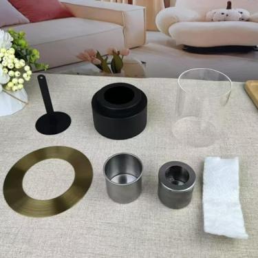 Imagem de Fogo De Artifício De Mesa - Queimador Mini Aquecedor Sem Chama - Fogão A Gás Para Mesa,Para Jardim Acampamento Espaços Externos