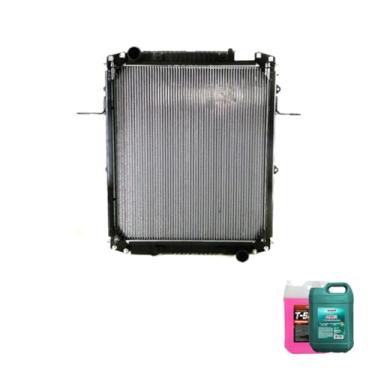 Imagem de Kit Radiador Ford Cargo 1717E Aditivo Rosa 5LT e Água Desmineralizada 5LT