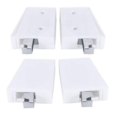 Imagem de Acouto 2 Conjuntos de Cabides de Gabinete Com Placa de Montagem - Acessórios de Hardware para Gabinete de Parede para Serviços Pesados ​​Instalação de Cozinha e Móveis - ABS e Liga de Alumínio