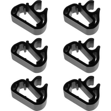 Imagem de 6 peças de clipes de mangueira de limpador de para-brisa - Compatível com Honda Civic/Accord/CR-V/HR-V (2023-2026) e Tesla Model 3/Y | Braçadeiras de mangueira do bocal de pulverização do braço do