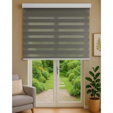 Imagem de Persiana Double Vision Sunny 1,60Larg X 2,20Alt Cinza