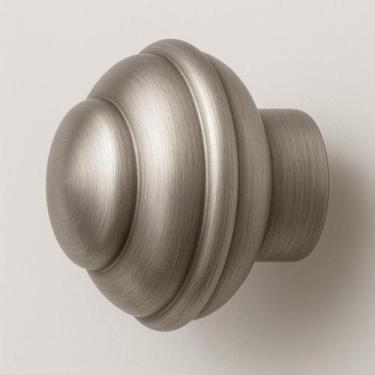 Imagem de Kit 2 Ponteiras para Cortina Bola Oca 28mm (Varão Grosso) - Decoração 