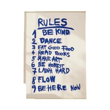 Imagem de Pôster De Arte Em Tela Com Citação De Amor E Bondade Para Decoração De