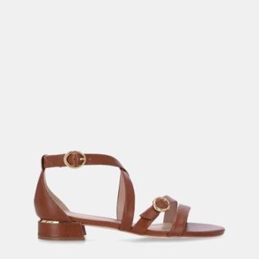 Imagem de Sandália Rasteira Couro Luz da Lua - 80910001-Feminino