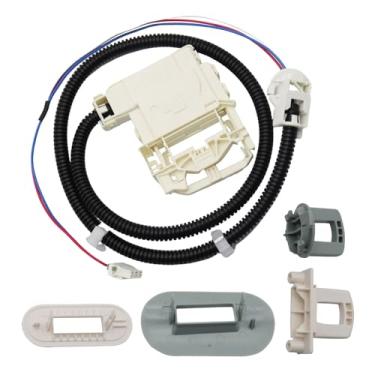 Imagem de Conjunto de interruptor de trava de tampa de máquina de lavar compatível com GE Hotpoint Washer Lid Lock Substituir para WH08X32697 WH01X24114 WH01X26114 WH01X27954 WH08X31577