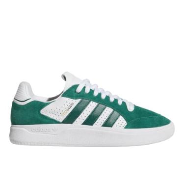 Imagem de adidas Tênis masculino Cgreen/Ftwwht Tyshawn Low Collegiate greenCollegiate Green) FTWR Branco 39 EUA, Multi, 12.5 Wide