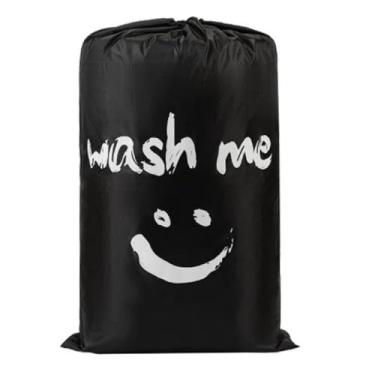 Imagem de Organizador de Sacola Lavanderia para Viagens Lavável à Máquina Grande Capacidade Tecido Oxford 210D Abertura com Cordão Ajuste Multifuncional Casa e Fácil Transportar