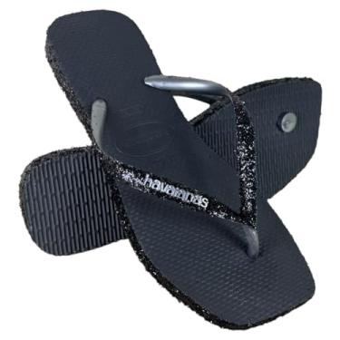 Imagem de Chinelo Havaianas Feminino Slim Square Sparkle