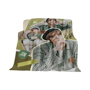 Imagem de Cobertor De Flanela 3D Do BTS JIMIN, Macio E Quente Para Quarto, Sala 