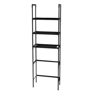 Imagem de Organizador de Banheiro Metal 3 Camadas para Economizar Espaço Sobre o Vasco Sanitário Independente com Guardrail Restroom Lavanderia