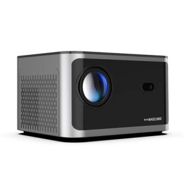 Imagem de Mini Projetor Inteligente PortáTil Com Foco AutomáTico 4k Wifi Home Theatre(HY350)