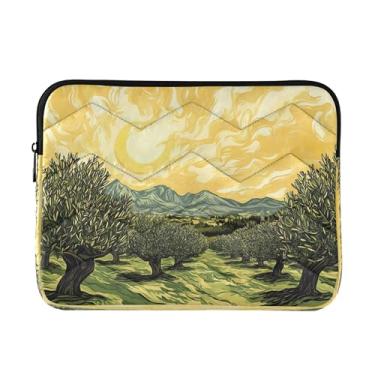 Imagem de Golden Grove Bolsa feminina amarela para laptop, bolsas de laptop de 33 a 13,3 polegadas para homens, bolsa média para computador