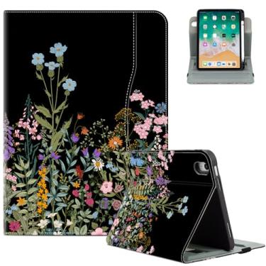 Imagem de Lalumix Capa para iPad (A16) 11ª/10ª geração 2025/2022, capa para iPad 11ª/10ª geração, rotação de 360 graus, 4 ângulos de visão, suporte de lápis/alça de mão/capa de bolso para despertar/hibernar