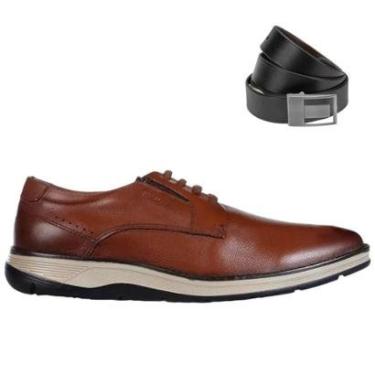 Imagem de Kit Sapato Ferracini Fluence Dallas Masculino + C-Masculino