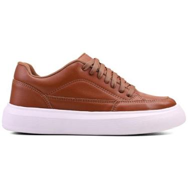 Imagem de Tênis Masculino Casual PL001 - MX-A, Caramelo, 38