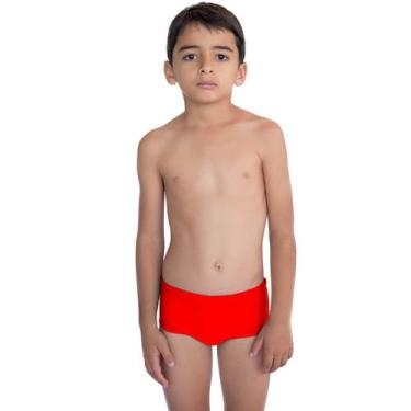 Imagem de Sunga Lisa Tradicional Infantil Juvenil Proteção Solar Uv 50 - HYPE MO